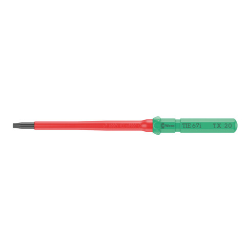 Wera VDE Lame interchangeable pour vis TORX, Kraftform Kompakt VDE 67 i TORX® Take it easy, TX 20 x 157 mm