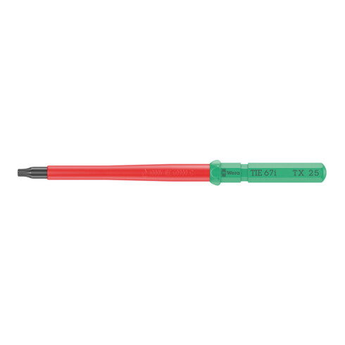 Wera VDE Lame interchangeable pour vis TORX, Kraftform Kompakt VDE 67 i TORX® Take it easy, TX 25 x 157 mm