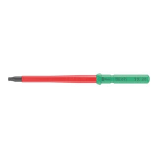 Wera VDE Lame interchangeable pour vis TX, Kraftform Kompakt VDE 67 i TX Take it easy, TX 25 x 157 mm