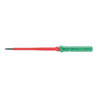 Wera VDE Lame interchangeable pour vis TX, Kraftform Kompakt VDE 67 i TX Take it easy, TX 9 x 157 mm