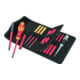 Wera VDE Lames interchangeables avec porte-embout, Kraftform Kompakt VDE 18 Universal 1 Tool Finder, 18 pièces