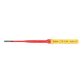 Wera VDE Wechselklinge für Schlitzschrauben, Kraftform Kompakt VDE 60 iS Take it easy, 0,6 x 3,5 x 157 mm