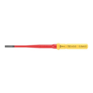 Wera VDE Wechselklinge für Schlitzschrauben, Kraftform Kompakt VDE 60 iS Take it easy, 0,8 x 4 x 157 mm
