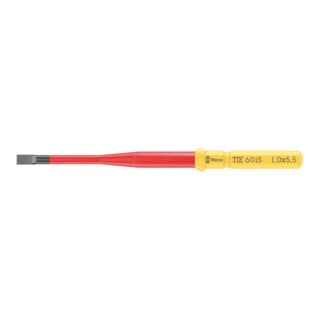 Wera VDE Wechselklinge für Schlitzschrauben, Kraftform Kompakt VDE 60 iS Take it easy, 1 x 5,5 x 157 mm