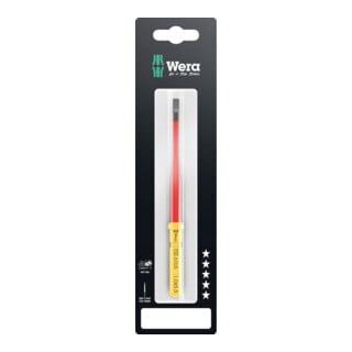 Wera VDE Wechselklinge für Schlitzschrauben, Kraftform Kompakt VDE 60 iS Take it easy SB, 1 x 5,5 x 157 mm