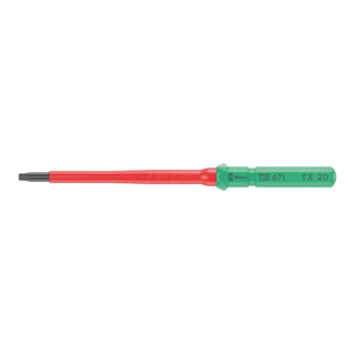 Wera VDE Wechselklinge für TX Schrauben, Kraftform Kompakt VDE 67 i TX Take it easy, TX 20 x 157 mm