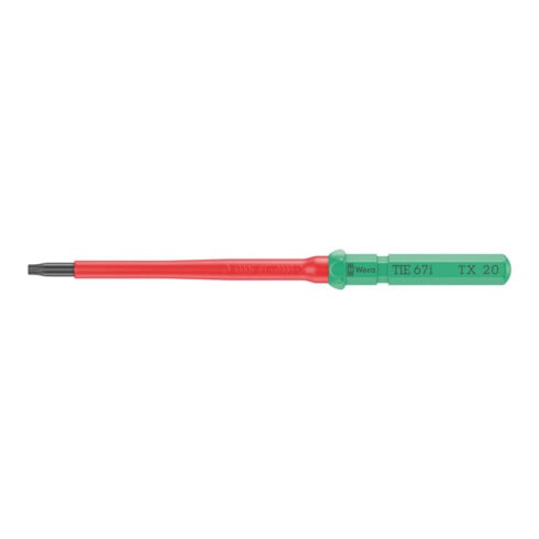 Wera VDE Wechselklinge für TX Schrauben, Kraftform Kompakt VDE 67 i TX Take it easy, TX 20 x 157 mm
