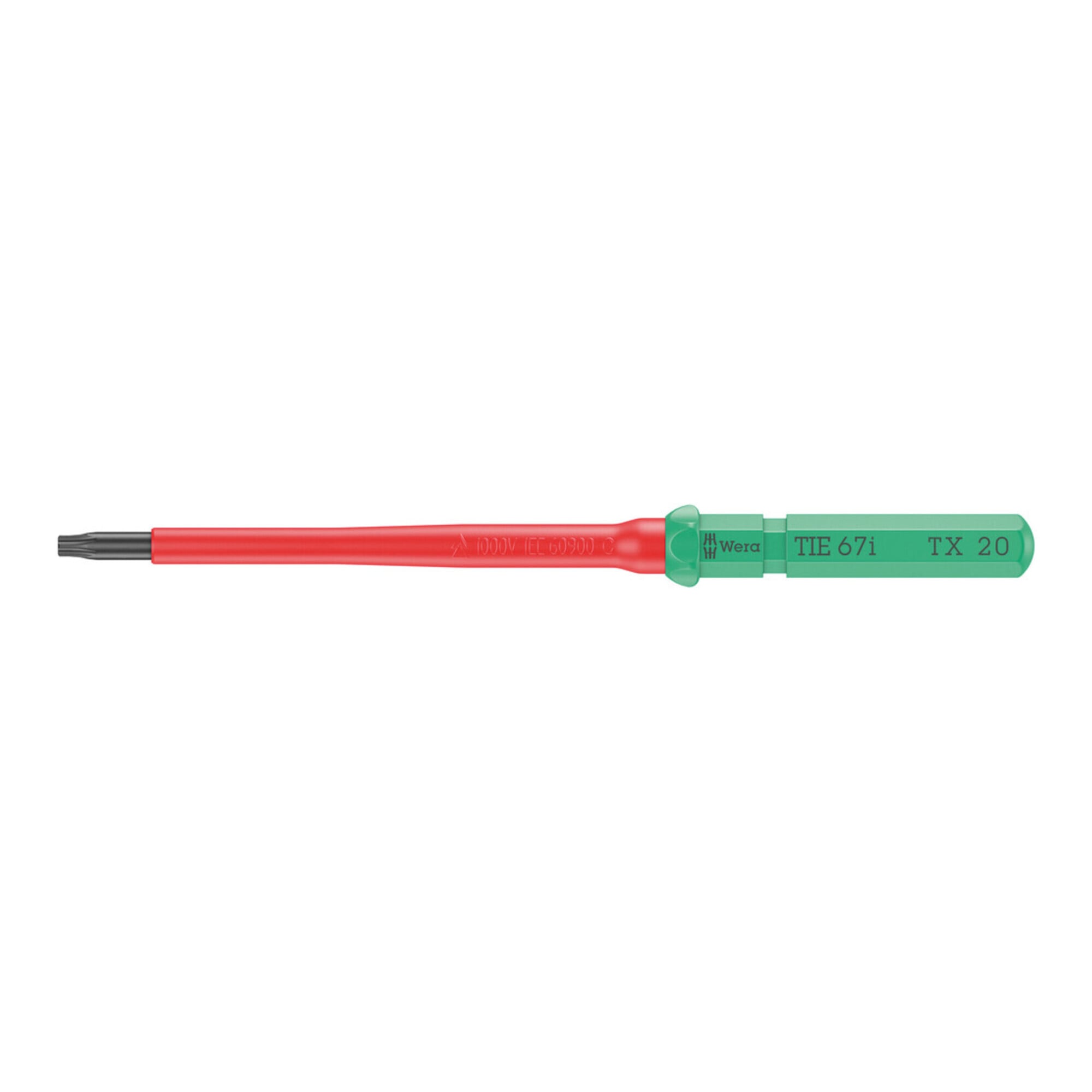Wera VDE Wechselklinge für TX Schrauben, Kraftform Kompakt VDE 67 i TX Take it easy, TX 20 x 157 mm