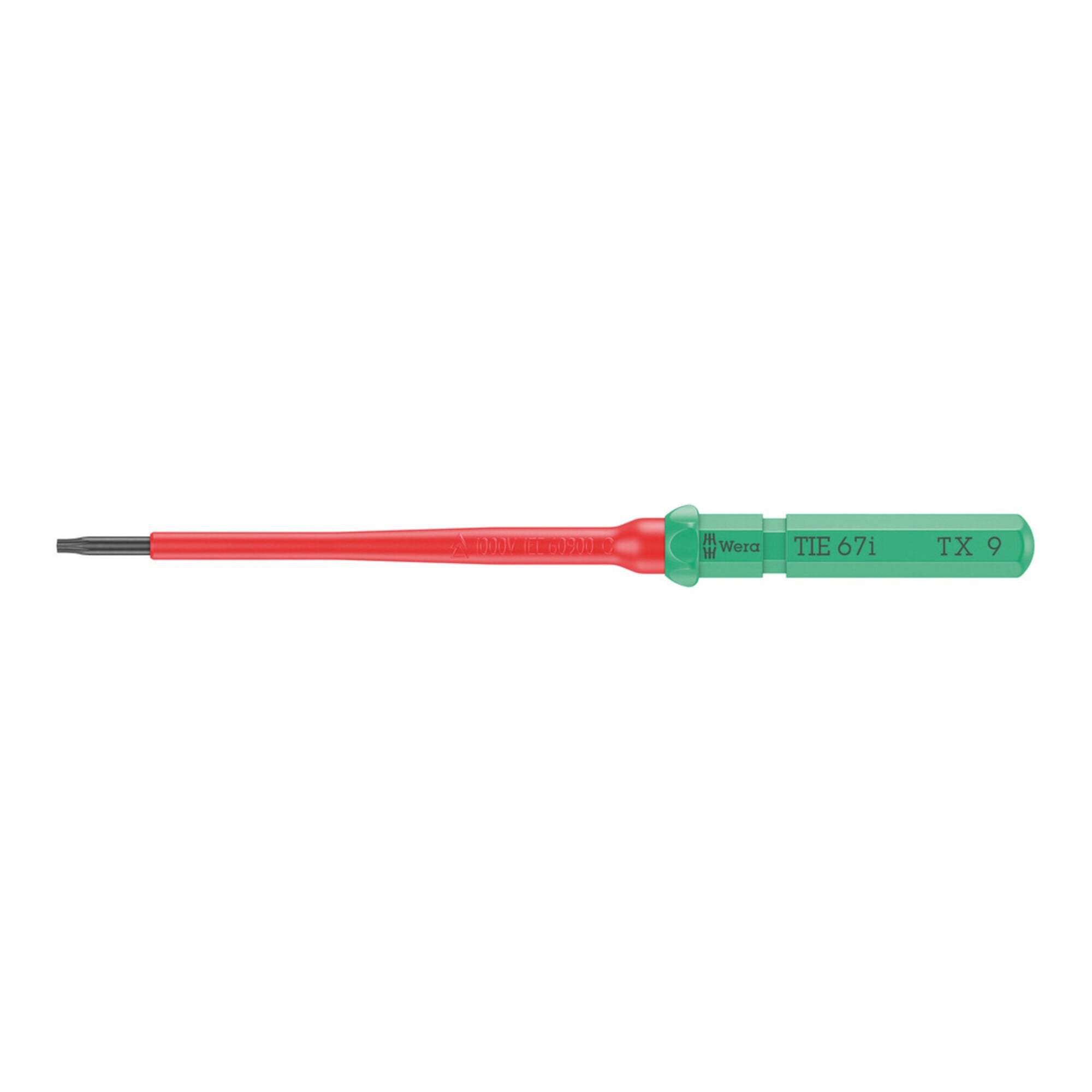 Wera VDE Wechselklinge für TX Schrauben, Kraftform Kompakt VDE 67 i TX Take it easy, TX 9 x 157 mm