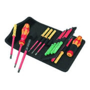 Wera VDE-Wechselklingen mit Handhalter, Kraftform Kompakt VDE 17 Universal 1 Tool Finder, 17-teilig