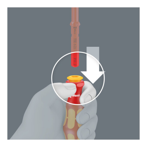 Wera VDE-Wechselklingen mit Handhalter, Kraftform Kompakt VDE 18 Universal 1 Tool Finder, 18-teilig