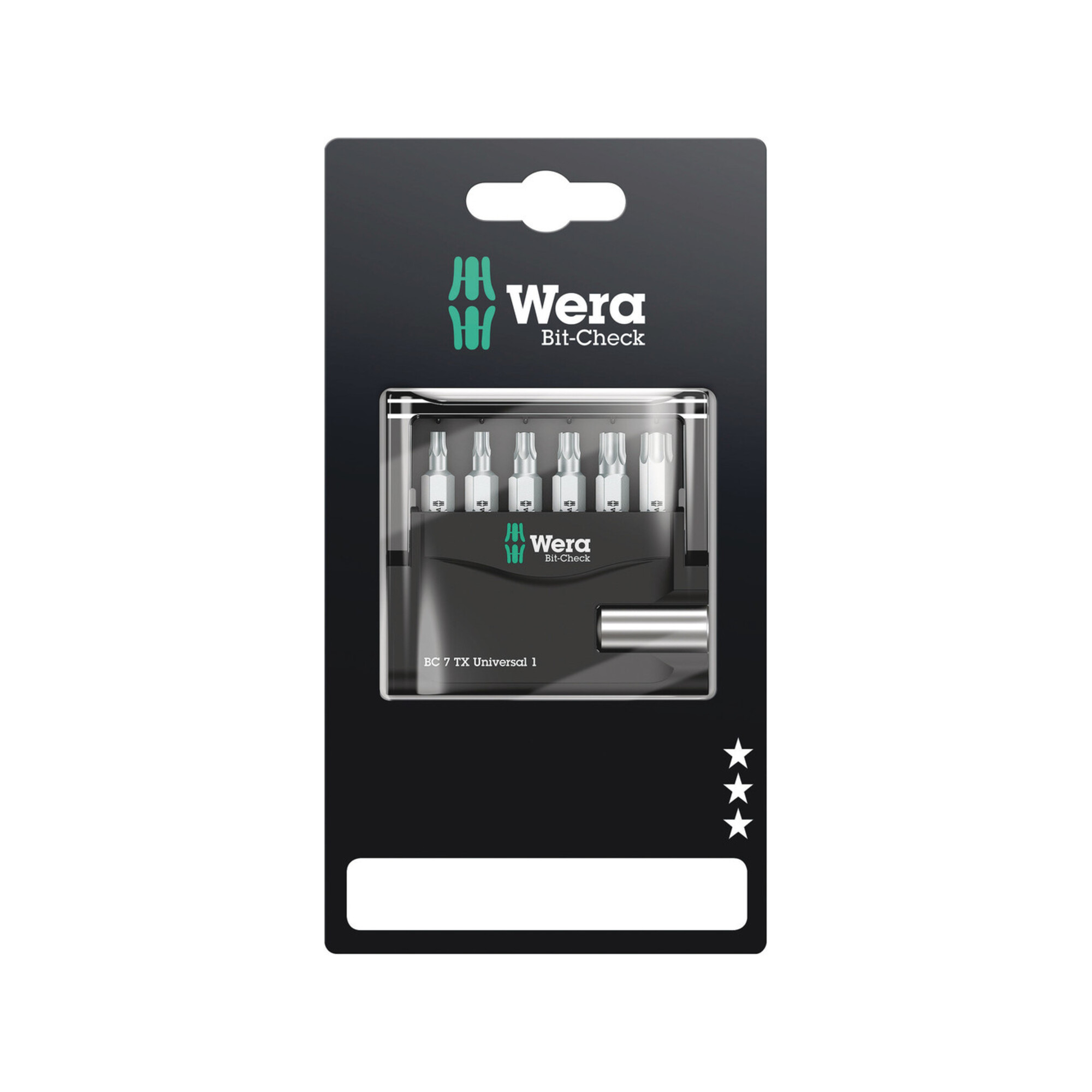 Wera Werk 6-rund Bit-Set 7-tlg 073404