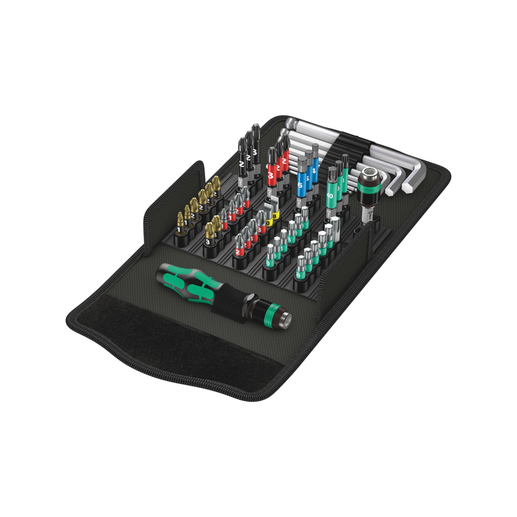 Wera Kraftform Kompakt 100 Bit-Sortiment, 52-teilig, 5057460001
