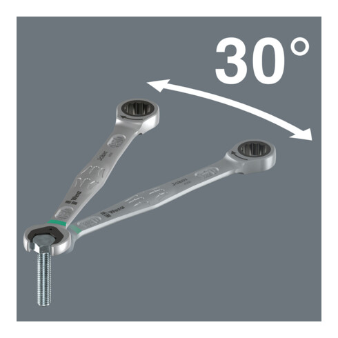 Wera Werk Maul-Ringratschenschlüssel 4-tlg 073290
