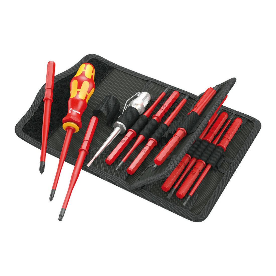 Wera Werk Schraubendrehersatz m. Wechselkl. 16-tlg 003484