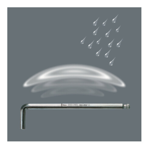 Wera Werk Winkelschlüsselsatz 9-tlg,Hex-Plus 073391