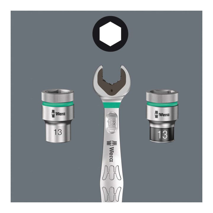 Wera Werk Zyklop Speed-Knarrensatz 1/4"-Antrieb 28-tlg 004016