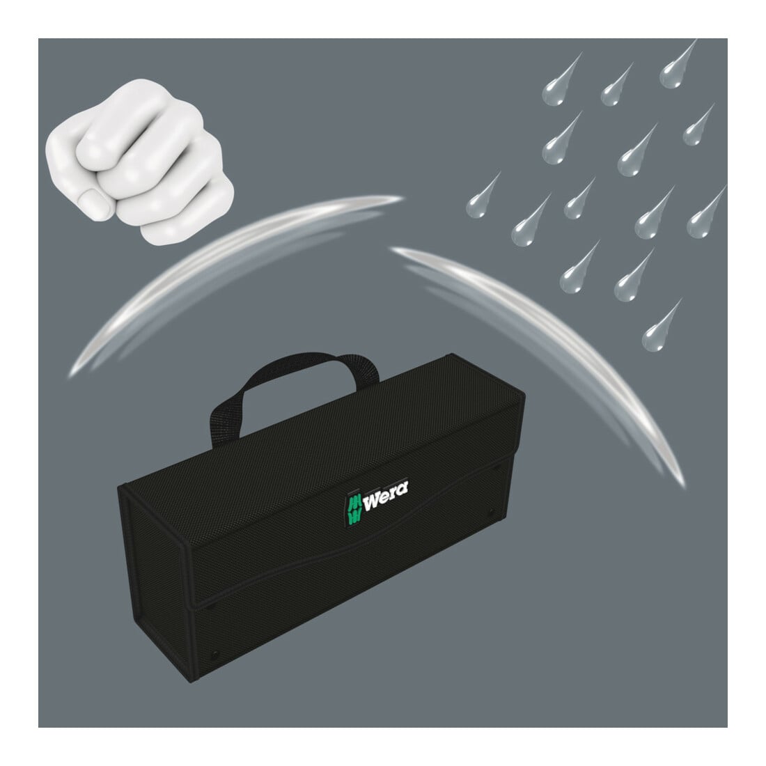 WERA Werkzeug-Box Wera2go 3, Typ: 1