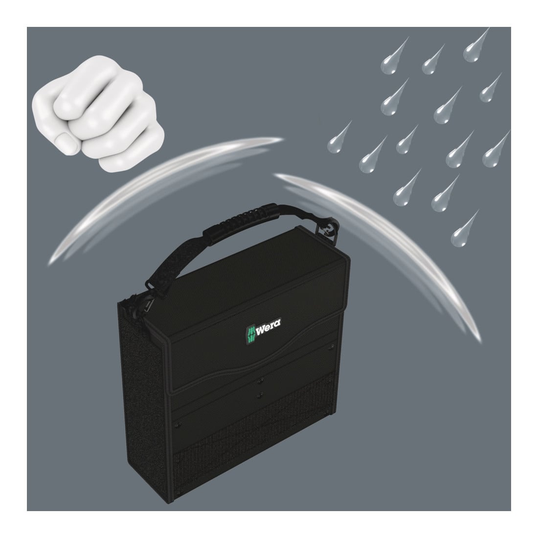 WERA Werkzeug-Container Wera2go 2, Typ: 1