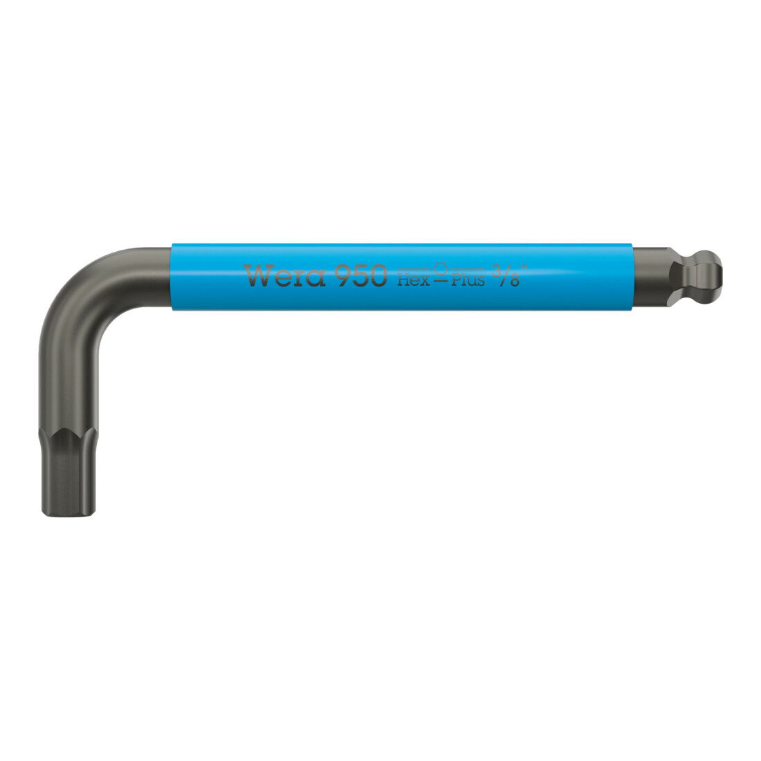 Wera Winkelschlüssel 950 SPKS Multicolour, zöllig, BlackLaser, 3/8" x 125 mm