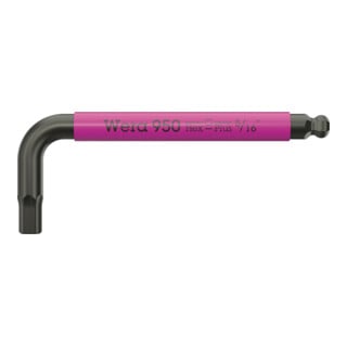 Wera Winkelschlüssel 950 SPKS Multicolour, zöllig, BlackLaser, 5/16" x 112 mm