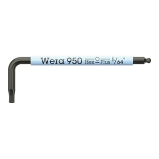 Wera Winkelschlüssel 950 SPKS Multicolour, zöllig, BlackLaser, 5  