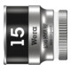 Wera Zyklop Douille à cliquet 8790 HMA 1/4" avec fonction de maintien, 15 x 23 mm