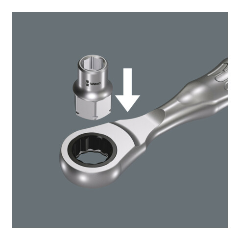 Wera Zyklop Mini 2 Knarre, 107 mm