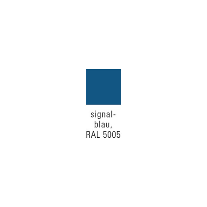 Werkbank lichtgrau signalblau B2000xH859xT750mm Buche Multip.40mm 2Schubl.2Türen