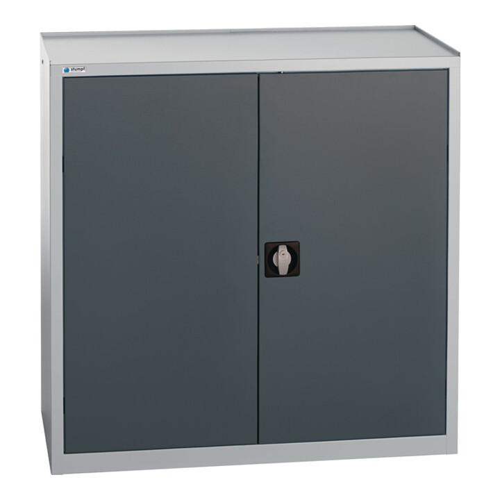 Werkzeug-/Beistellschrank H1000xB1000xT500mm 1Schubl.2BD grau/anthrazitgrau