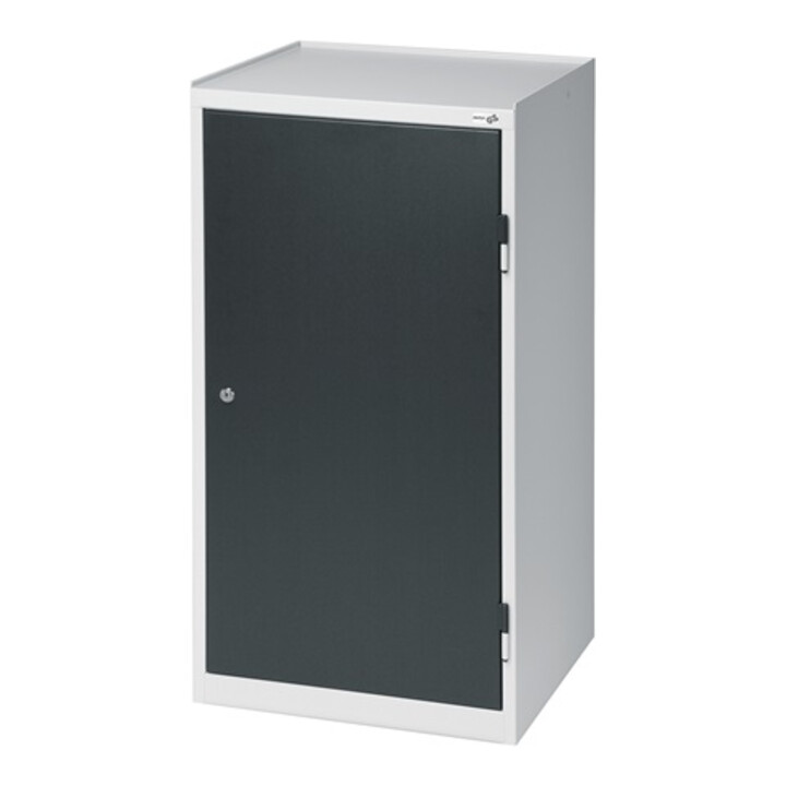 Werkzeug-/Beistellschrank H1000xB500xT500mm 1Schubl.,2BD lichtgrau/anthrazitgrau