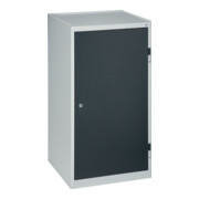 Werkzeug-/Beistellschrank H1000xB500xT500mm 2Schubl.,1BD lichtgrau/anthrazitgrau-4