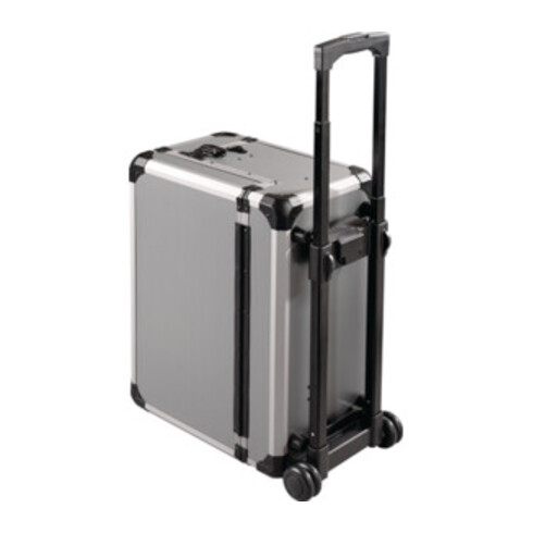 Werkzeugkoffer Alu, 490x245x355mm, mobil mit 2-teiligem Deckel, abschließbar