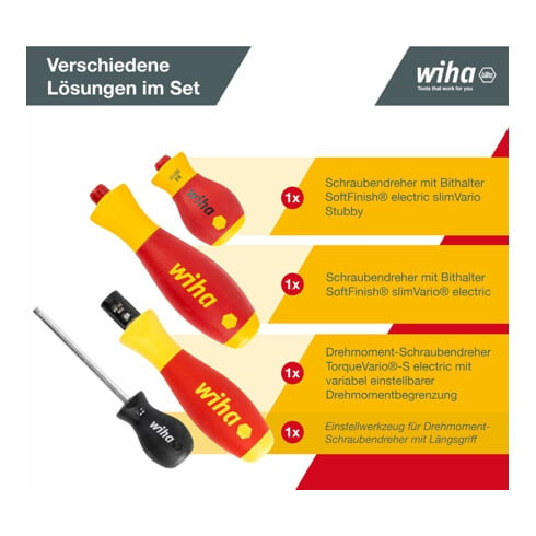 Werkzeugsortiment 23-tlg.in Funktionstasche WIHA