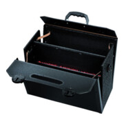 WerkzeugtascheB.460xT.210xH.340mm 33l Rindleder schwarzMittelw. CP-7 Stecksyst.