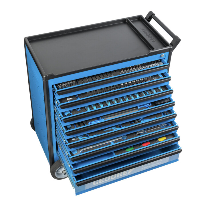 Werkzeugwagen mit PKW-Sortiment Gedore