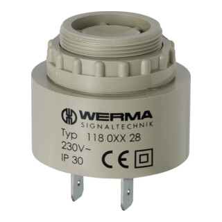 Werma Avertisseur sonore électrique 24V AC/DC 11806815