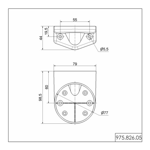 Werma Befestigungswinkel 97582605