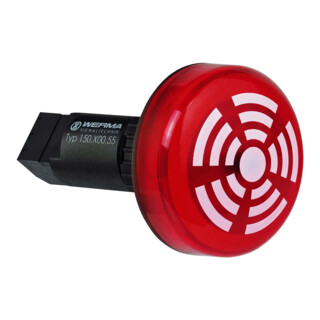 werma Combinaison LED/Signal sonore 24 V DC rouge 15010055