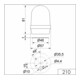 Werma Dauerleuchte 12-240V ge 21030000