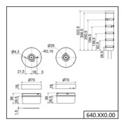 Werma Élément de connexion Cage Clamp BWM 64080000-4