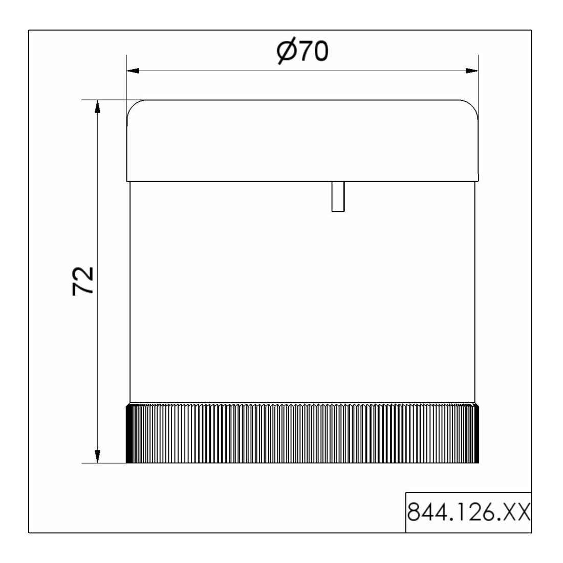 Werma Élement de sirène 24V AC/DC 84412655