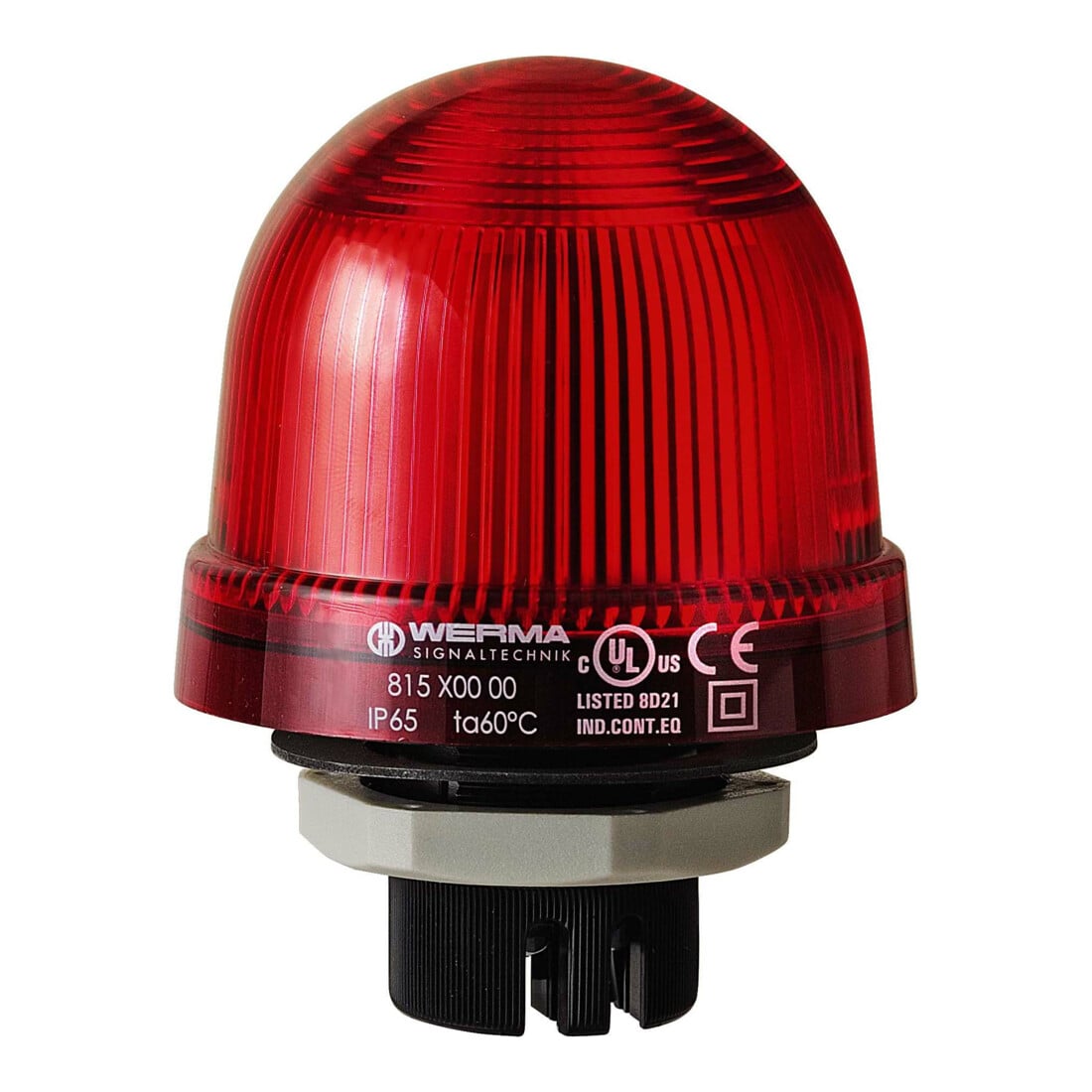 Werma Lampe permanente 12-240V rouge 81510000