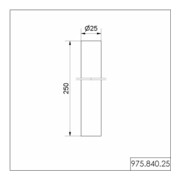 Werma Rohr D=25mm 97584025-3