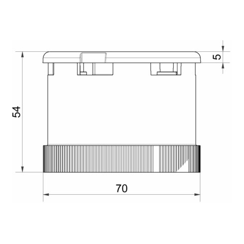Werma Sirene Dauer/Altern. 24VAC/DC BK 64587075