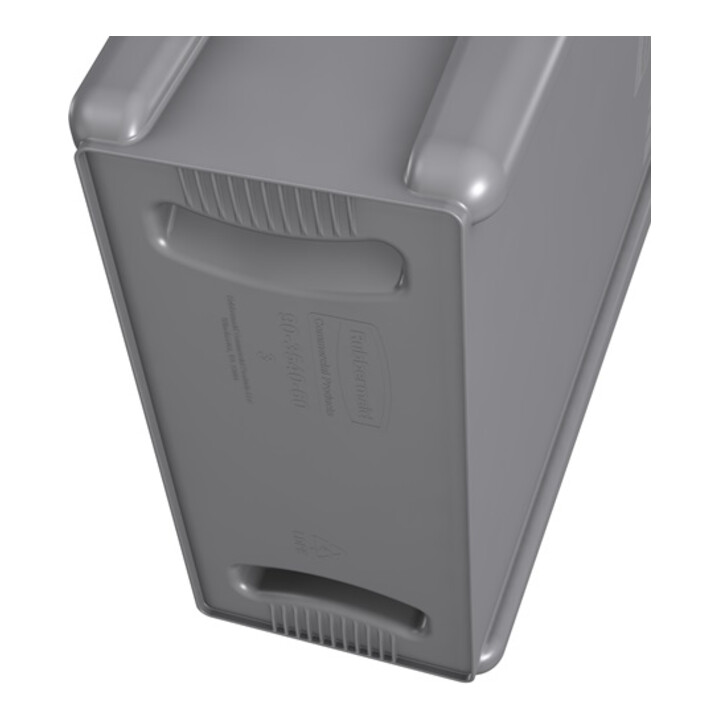 Wertstoffsammler 87l H762xB279xT558mm grau m.Lüftungskanälen RUBBERMAID