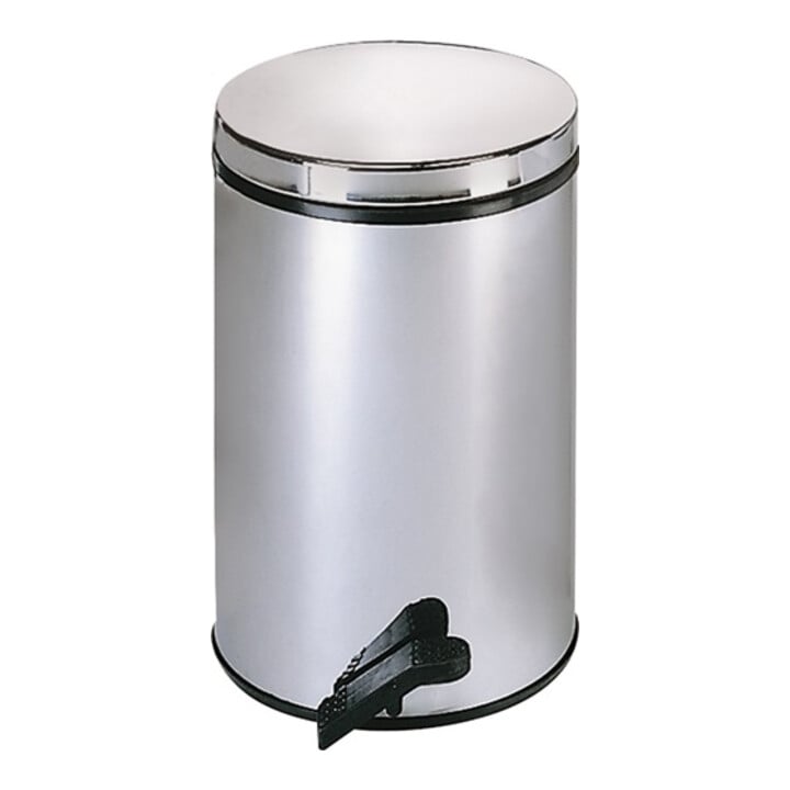 Wesco Tretabfallsammler 13l VA H.410xD.270mm