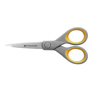 Westcott Schere Titanium Super E-30450 00 13cm gelb/grau