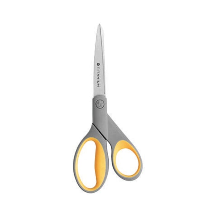 Westcott Schere Titanium Super E-30481 00 21cm grau/gelb