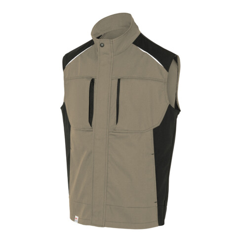 Kübler Weste ACTIVIQ sandbraun/schwarz Form 7250